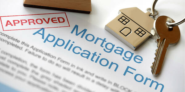 Approved mortgage application form 